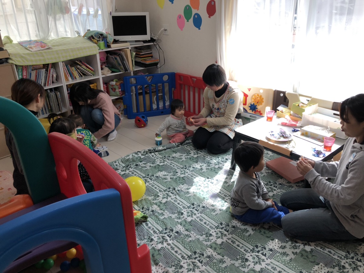 遊ぼう会のあとの、ティータイム